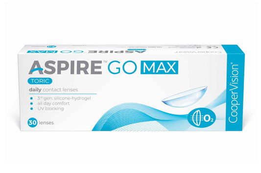ASPIRE GO MAX 1 DAY TORIC / Astigmatism Contact Lenses CooperVision - SoftTouchLenses