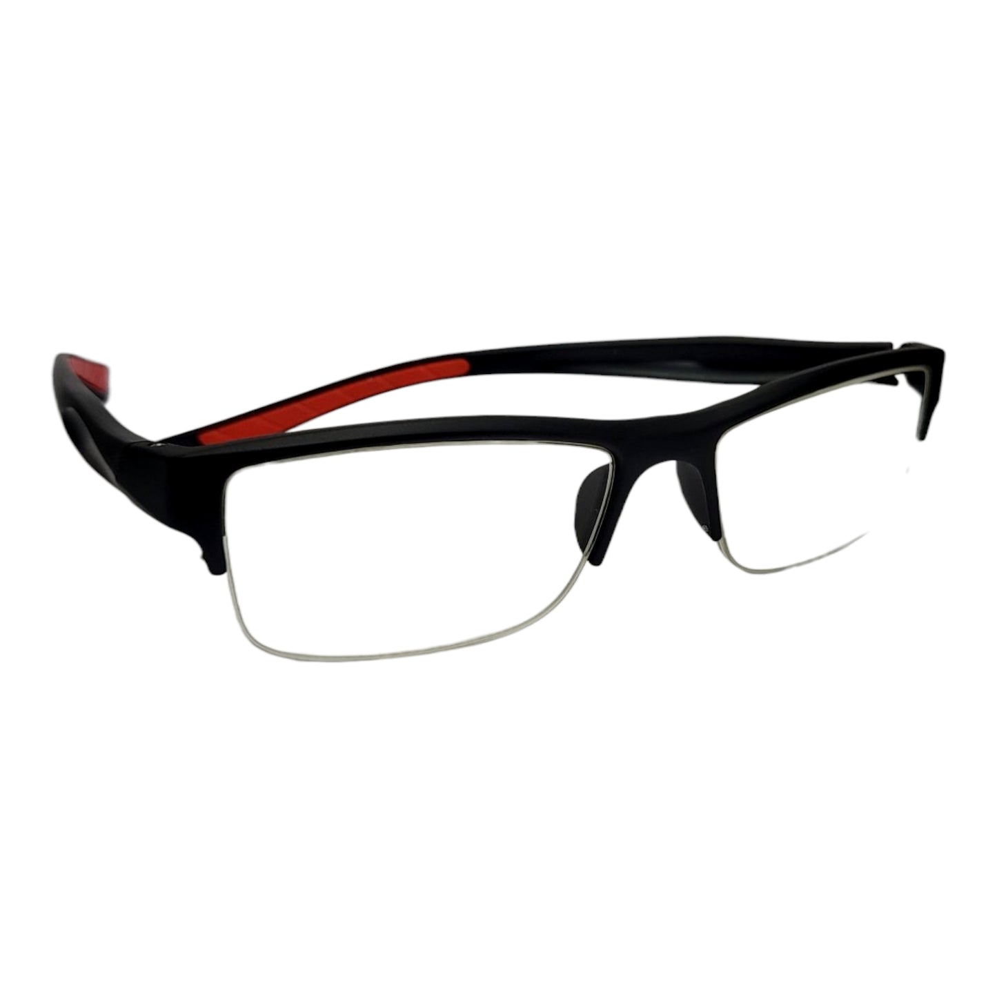 Affaires Black Semi Rimless Reading Glasses For Men and Women Model-3087