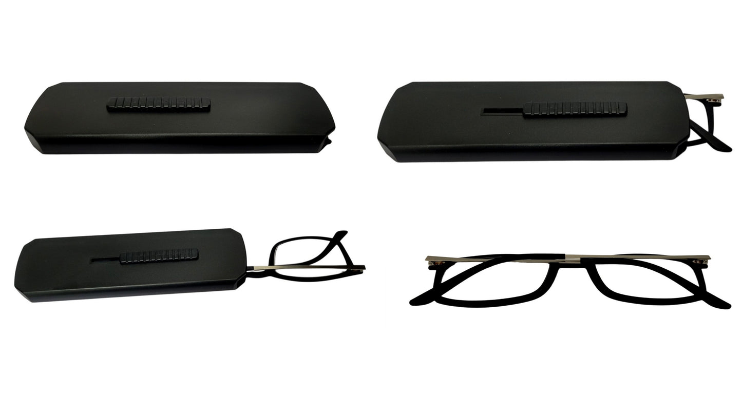 Affaires Flat Ultra-Slim Portable Reading Glasses For Men and Women