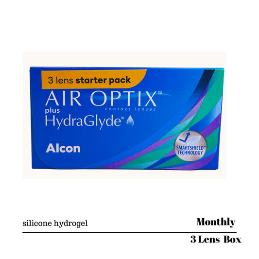 Air Optix plus HydraGlyde Monthly Disposable ALCON  (3 Lenses/Box)