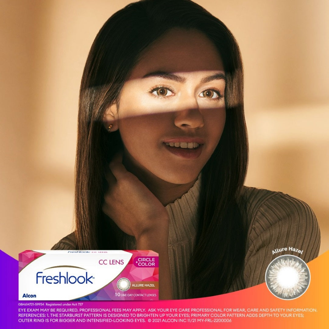 FreshLook Circle Color Allure Hazel Daily Disposable Lenses