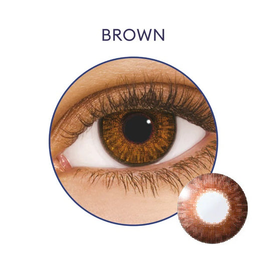 Air Optix Color Contact Lenses Brown ( 2 pcs in Box )
