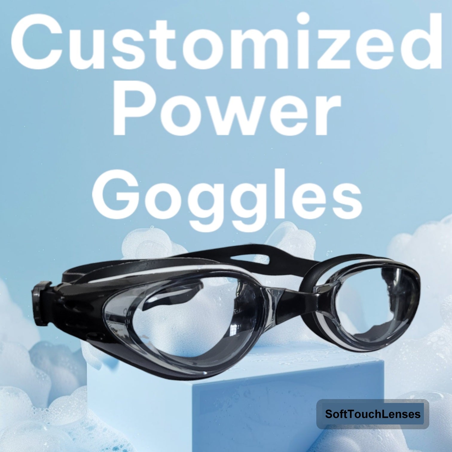 Customized Power Swimming Goggles FEIKE Rx Prescription Optical Corrective Lenses with UV Protection by affaires