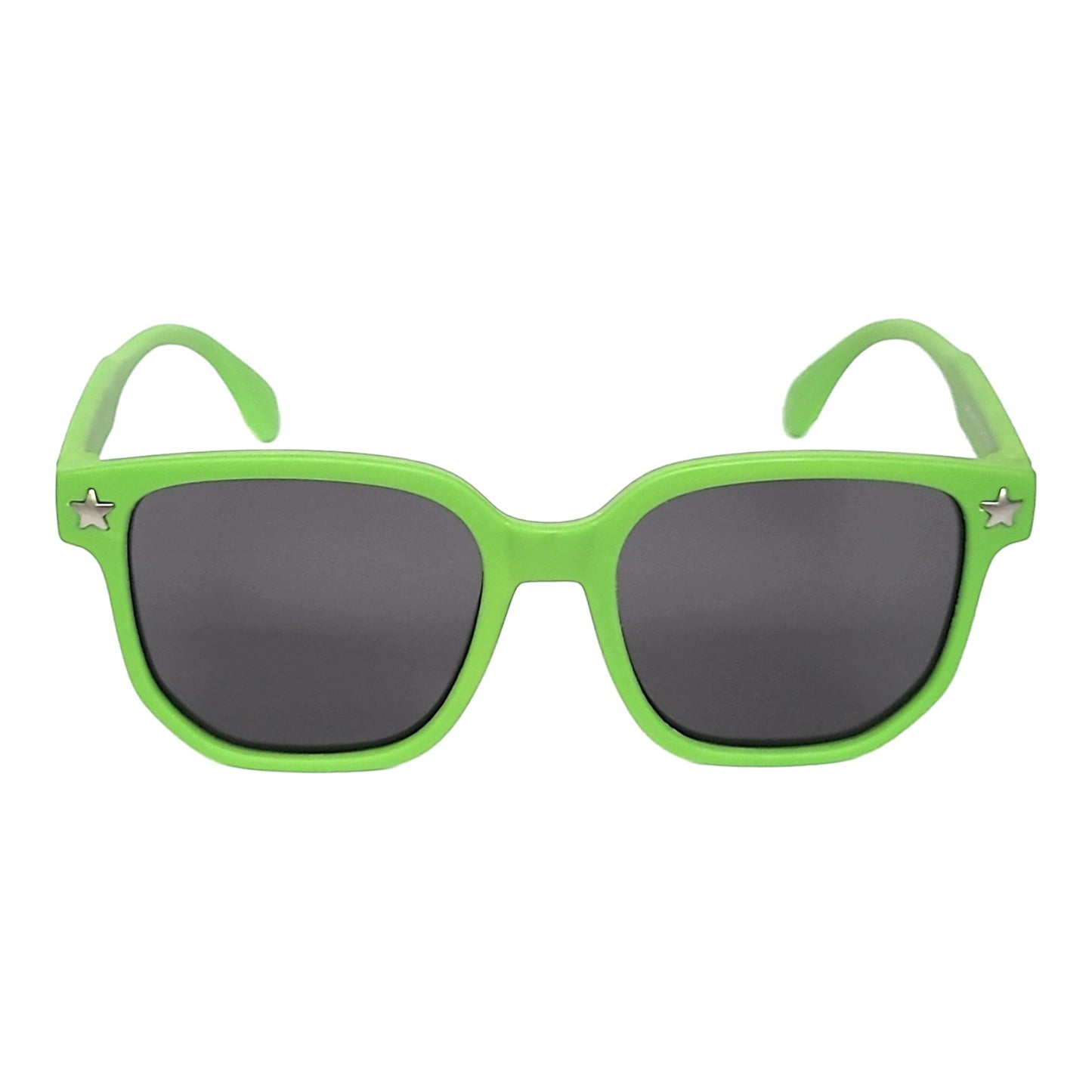 Wayfarer Kids Polarized Sunglasses for Children Age 4-9 Years Old, Girl or Boy | affaires-9010 - Green