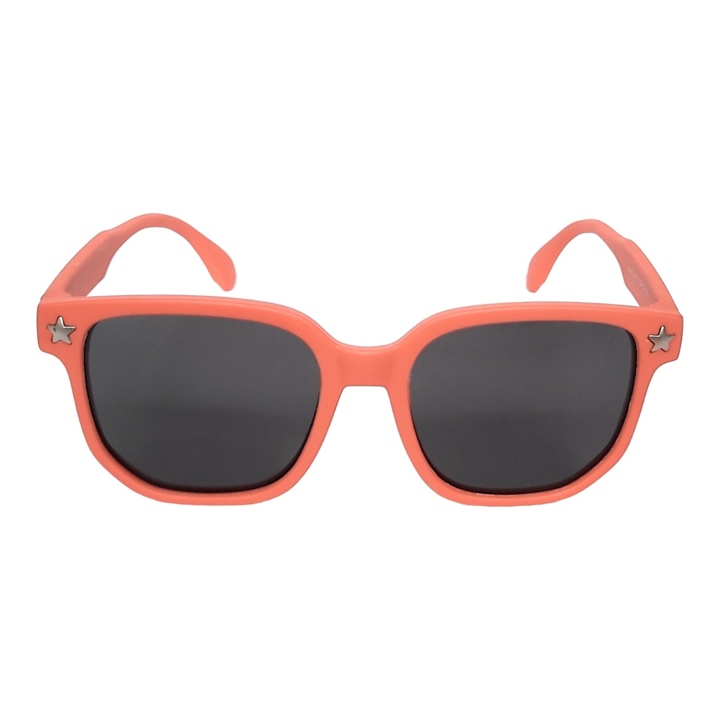Wayfarer Kids Polarized Sunglasses for Children Age 4-9 Years Old, Girl or Boy | affaires-9010 - Orange