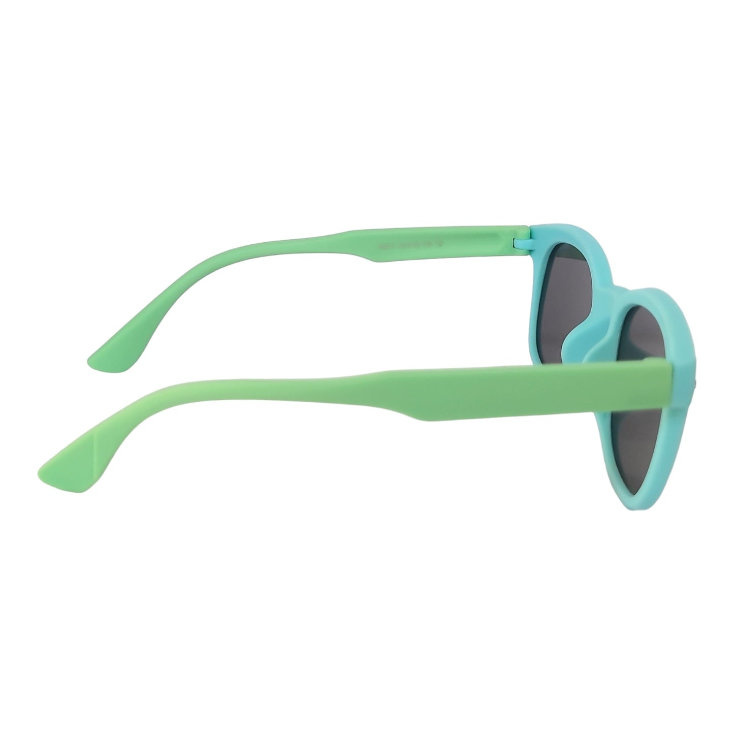 Stylish Kids Polarized Sunglasses for Shades Age 4-9 Years Old, Girl or Boy | affaires-9011 - Sky Blue - Green