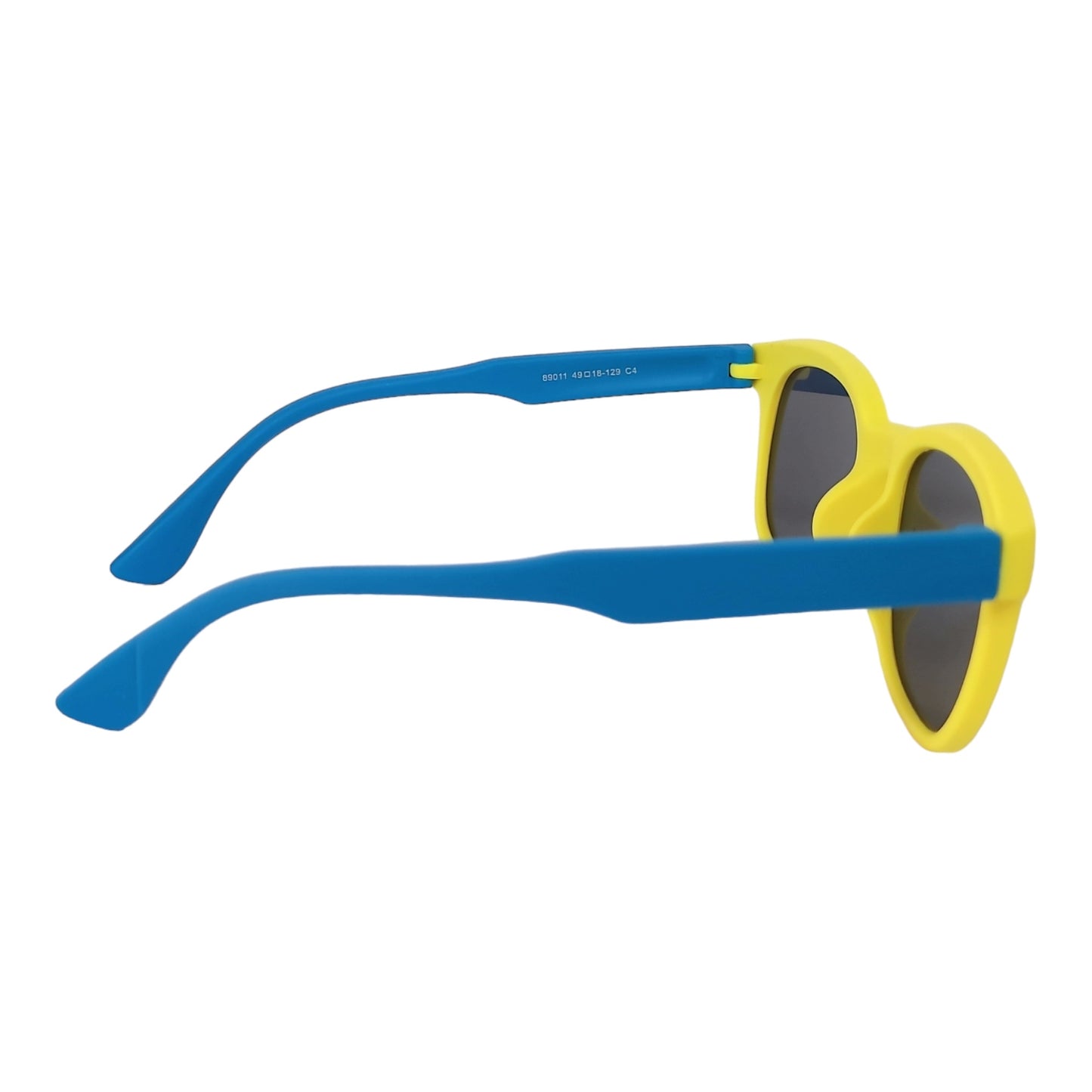 Stylish Kids Polarized Sunglasses for Shades Age 4-9 Years Old, Girl or Boy | affaires-9011 - Yellow-Blue