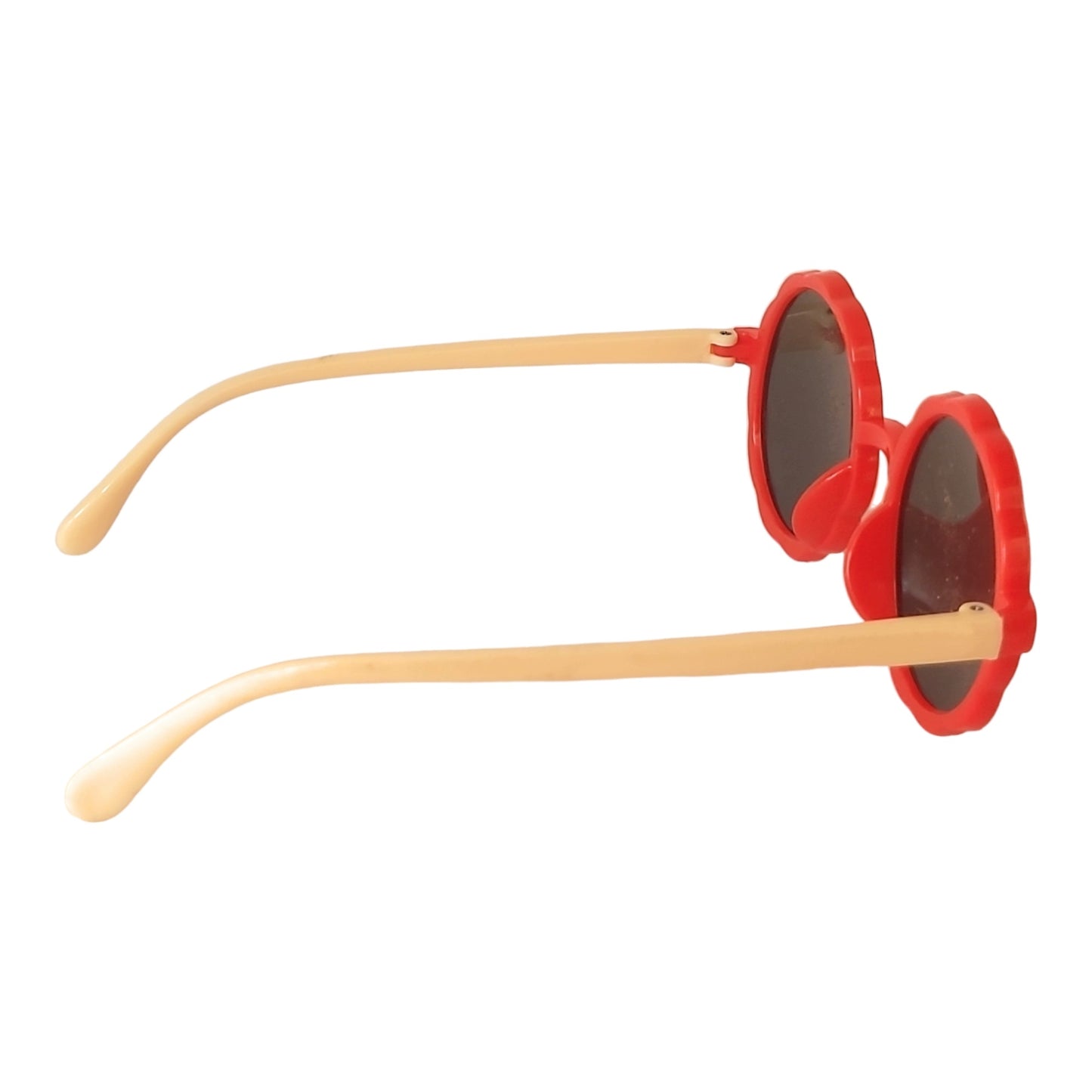 Round sunglasses for Kids ( 3yrs to 8yrs ) – affaires-2031-Red-White