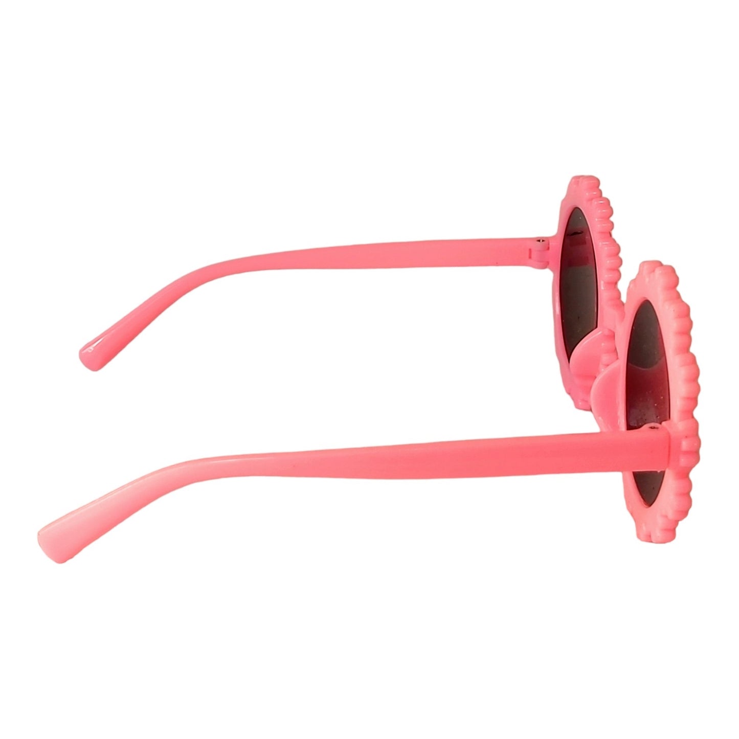 Flower Shape Round Sunglasses for kids - UV Protected Sunglasses - ( 3yrs to 8yrs ) – affaires-2039-Pink