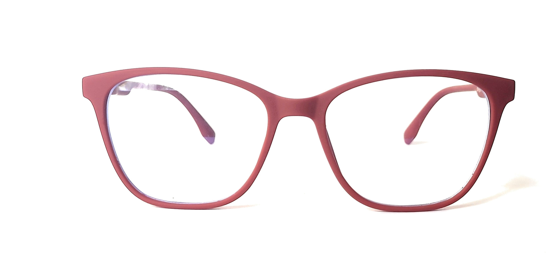 Affaires BLU Trendy Zero Power Blue Cut Computer Glasses - Anti Glare, Lightweight, UV Protection, Red