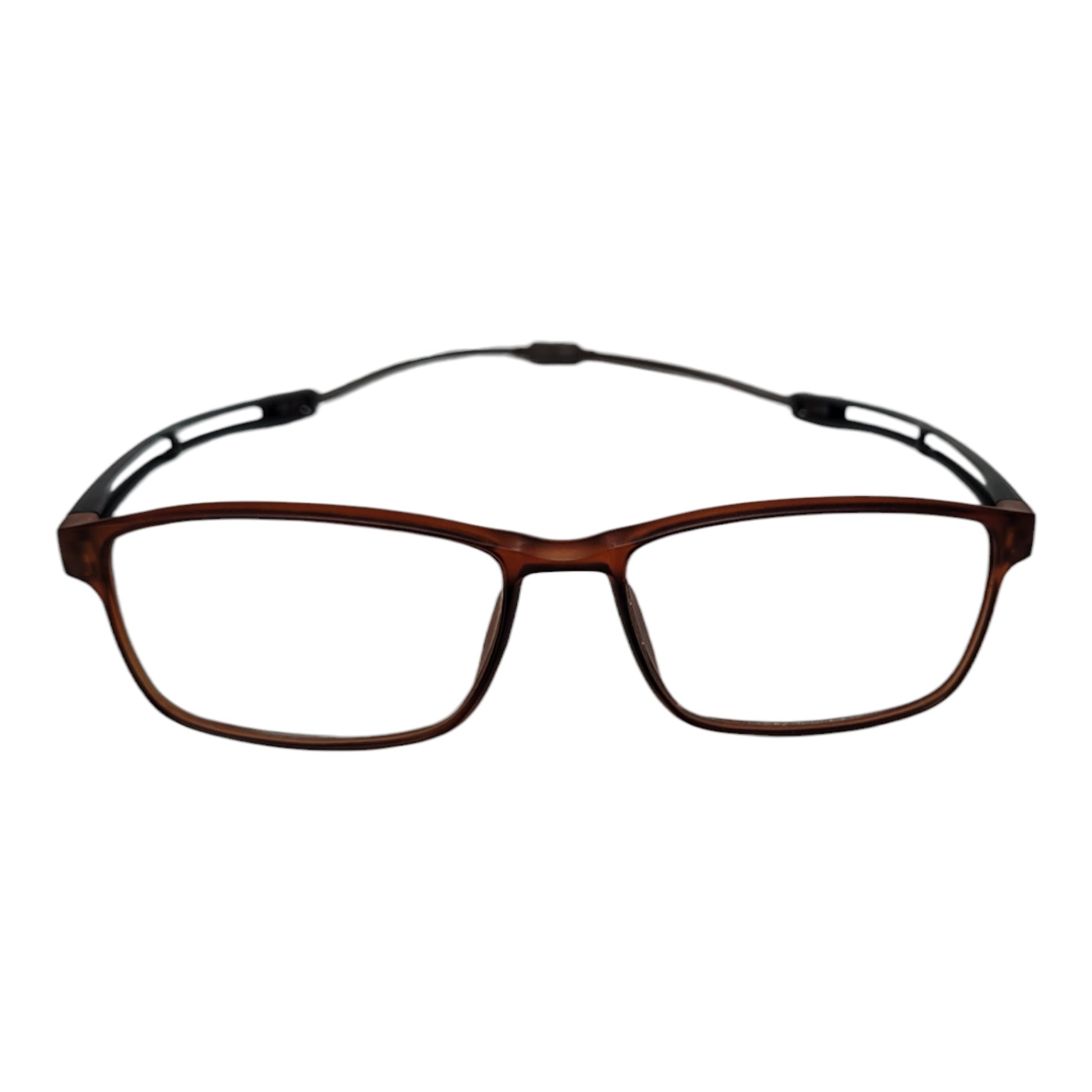Brown unisex magnetic reading glasses