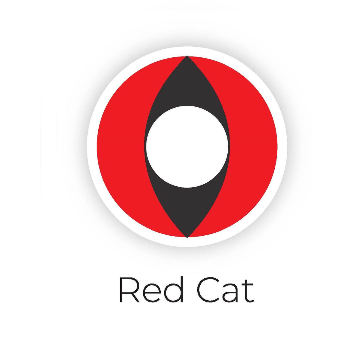 Red Cat Halloween Contact Lenses - GlamourEye - SoftTouchLenses