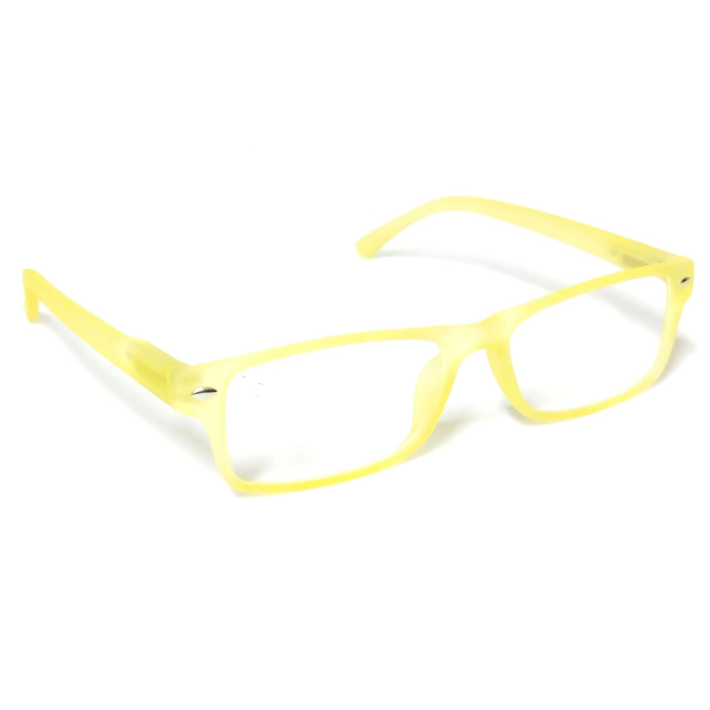 Affaires Yellow Reading Glasses For Men & Women Innovative Scratch Resistant UV Blocking Lenses , vibrant colorsful Design Power Reading Eyeglasses