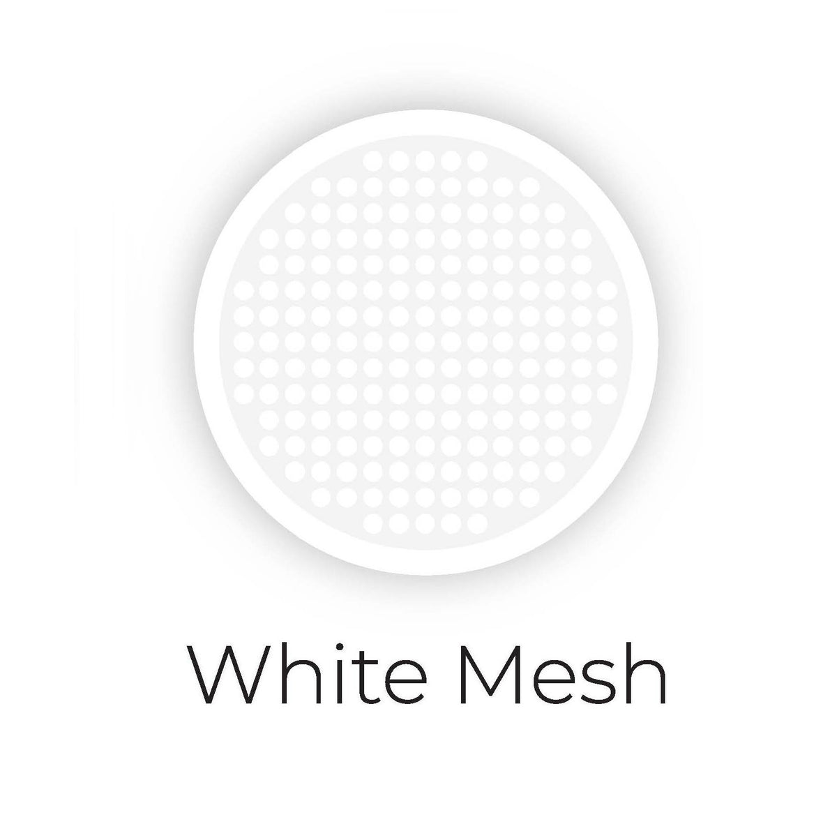 White Mesh Halloween Contact Lenses - GlamourEye - SoftTouchLenses