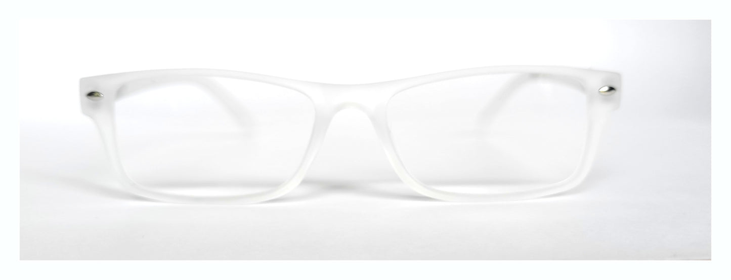 Affaires White Reading Glasses For Men & Women Innovative Scratch Resistant UV Blocking Lenses , vibrant colorsful Design Power Reading Eyeglasses