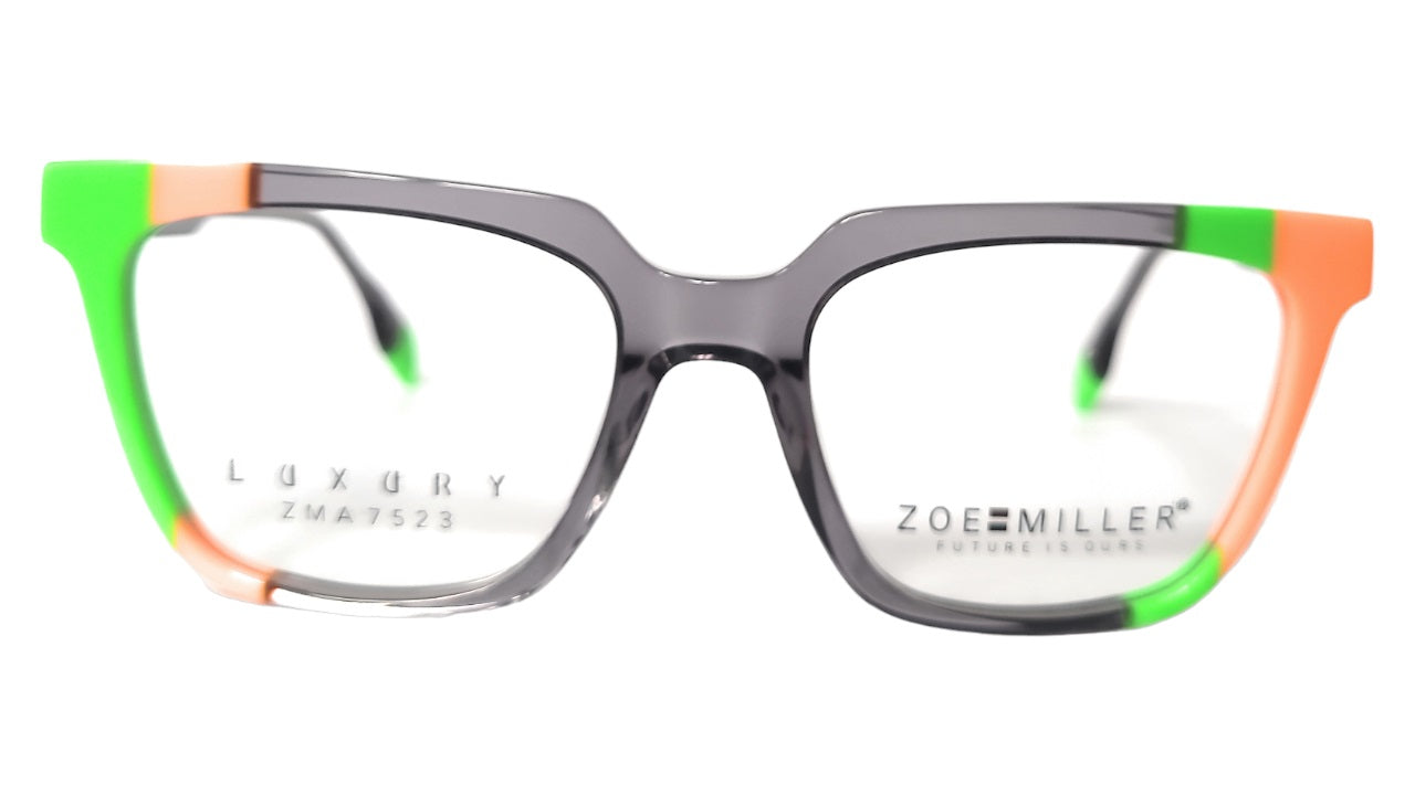 Zoe Miller Eyewear Spectacle Luxury ZMA7523 Multi Grey/Org