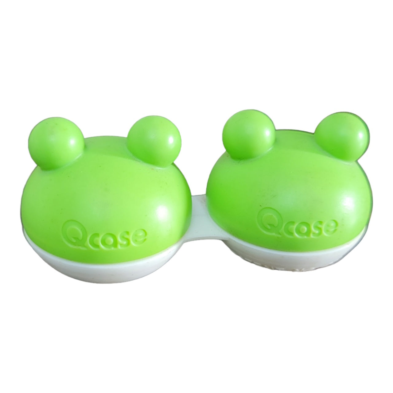 Frog Contact Lens Case Green