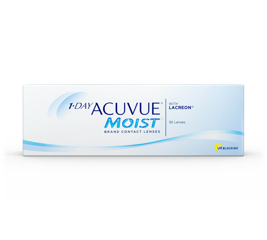 Acuvue 1-Day MOIST Daily Disposable Contact Lenses Johnson & Johnson (30 lens/box)