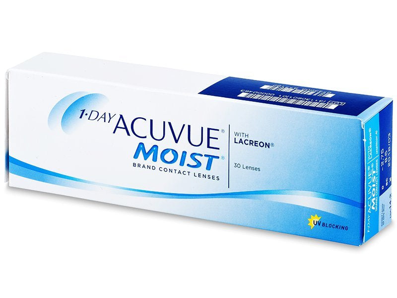 Acuvue 1-Day MOIST Daily Disposable Contact Lenses Johnson & Johnson (30 lens/box)