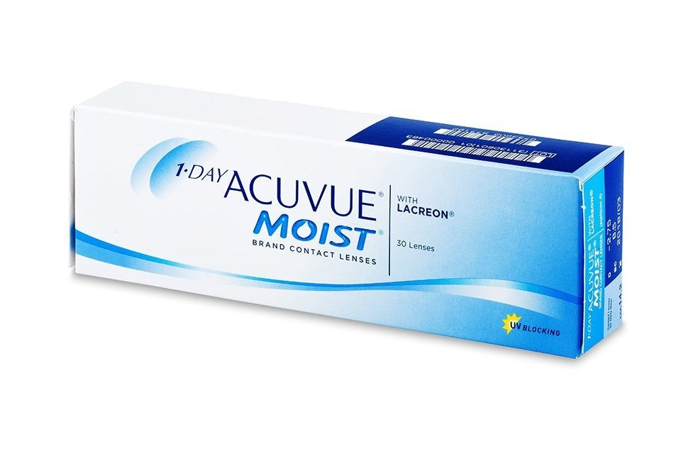 Acuvue 1-Day MOIST Daily Disposable Contact Lenses Johnson & Johnson (30 lens/box)