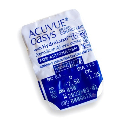 ACUVUE OASYS TORIC Astigmatism Johnson & Johnson (6 Lens Per Box)