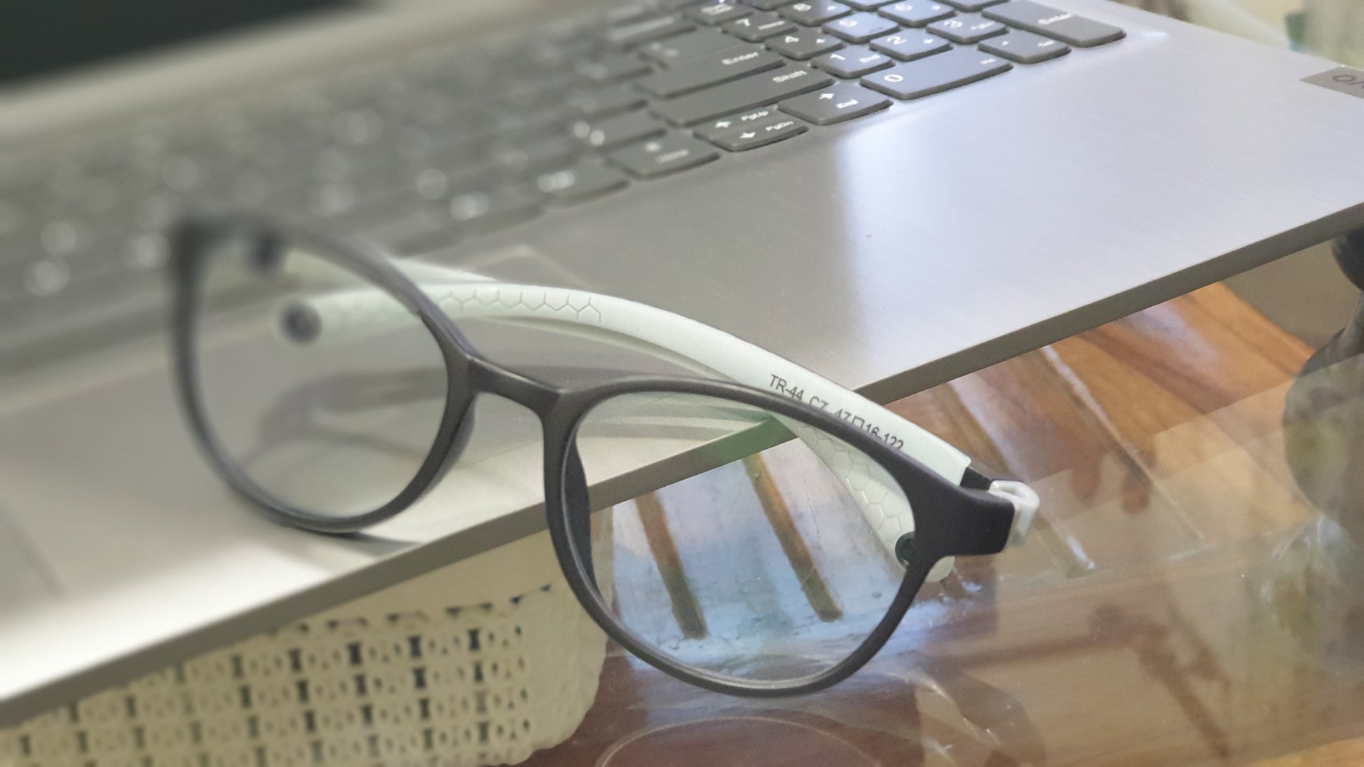 Affaires Kids Black and Grey Blue Light Filter Computer Glasses with flexible frames and anti-reflection transparent lenses for eye protection
