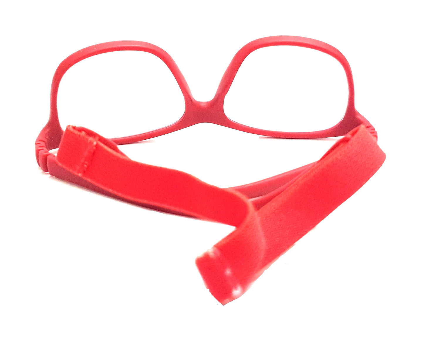 Affaires Blue Ray Block glasses Frames for Kids, Flexible, Bendable, No Screws, Glasses with anti-reflection | BC-287 (Red)