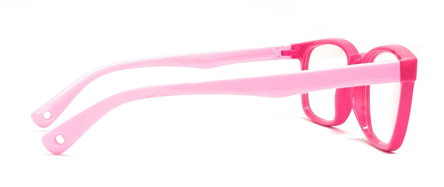 Pink kids blue ray block glasses