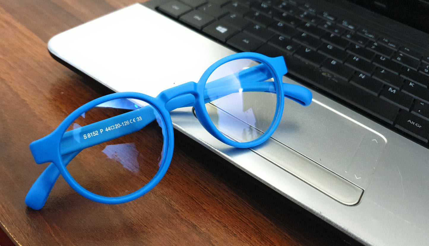 Blue kids blue ray block glasses