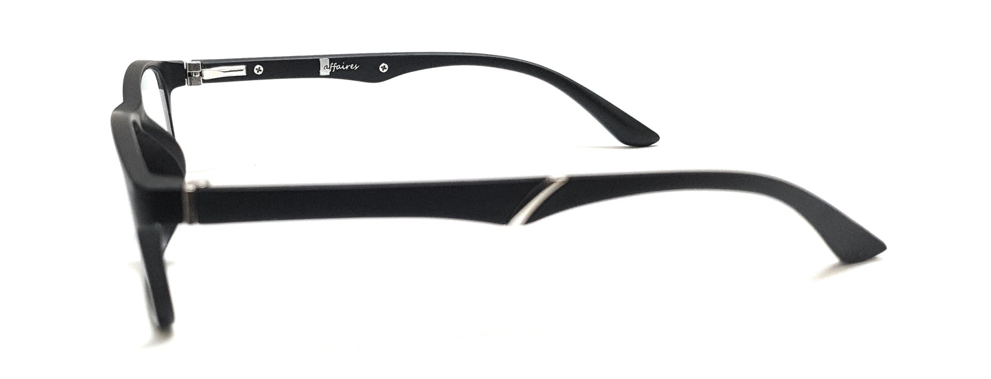 Matte black kids KF6018 blue ray block glasses