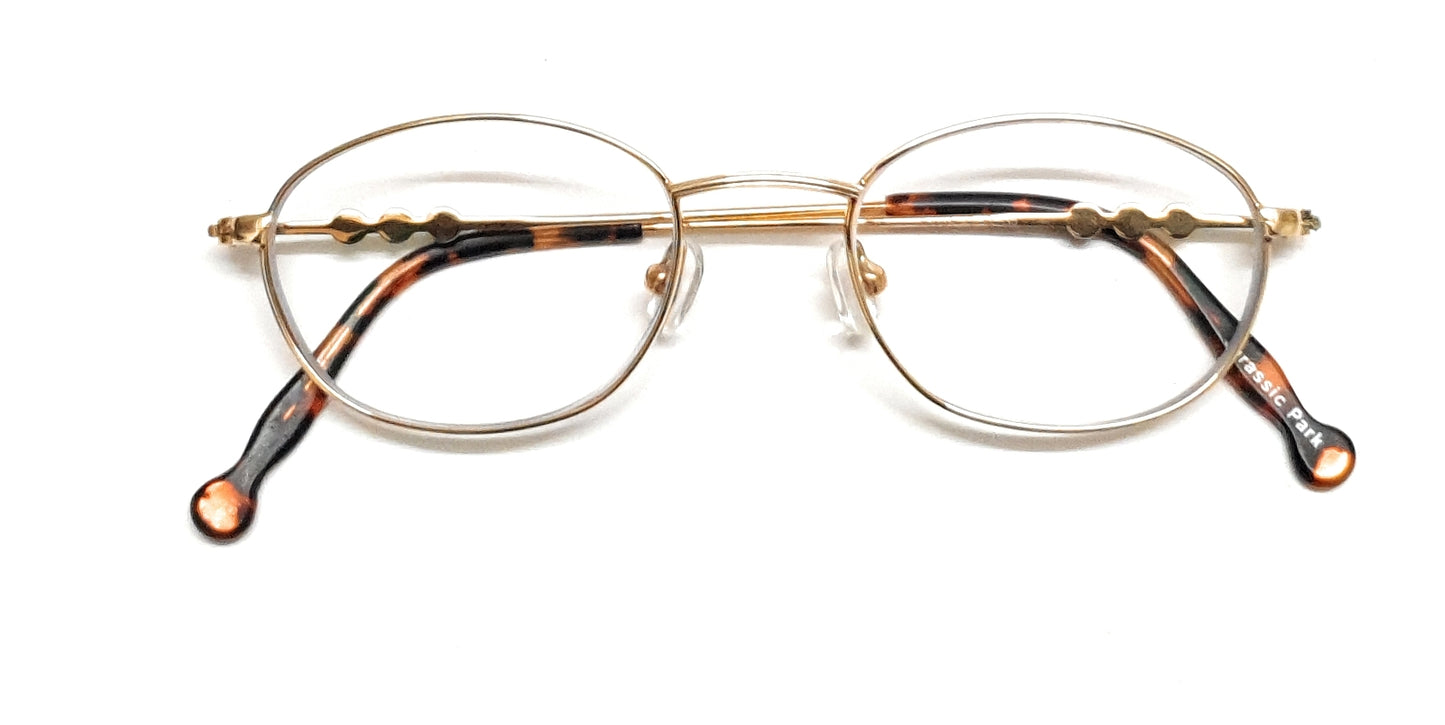 Golden Harry Potter-style kids blue ray block glasses