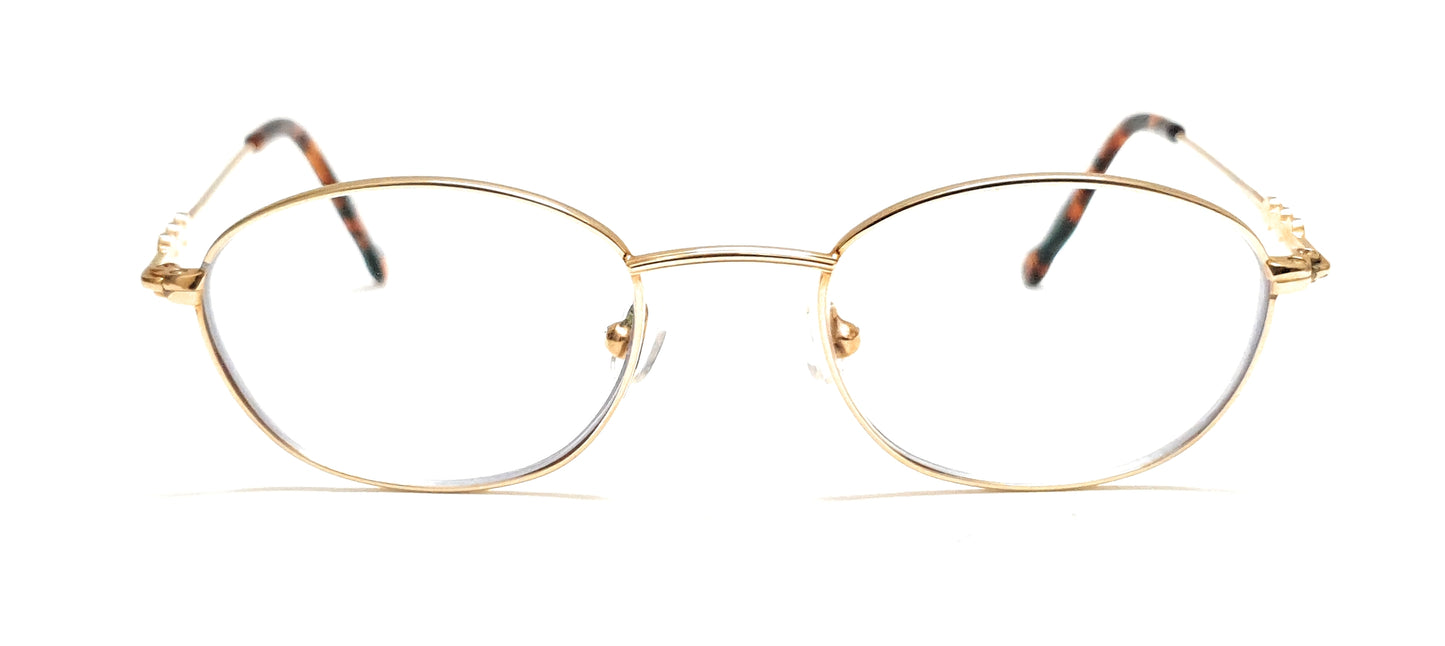 Golden Harry Potter-style kids blue ray block glasses