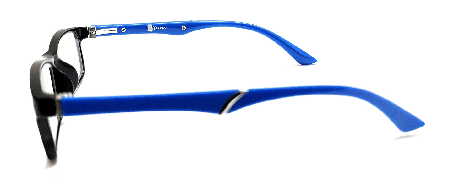 Black and blue kids blue ray block glasses