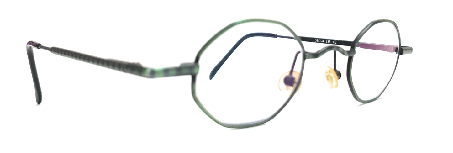 Affaires Unique Shape Blue Light Blocking Glasses, Computer Glasses for Kids, Anti Eyestrain Spectacles with Anti-glare BC-135