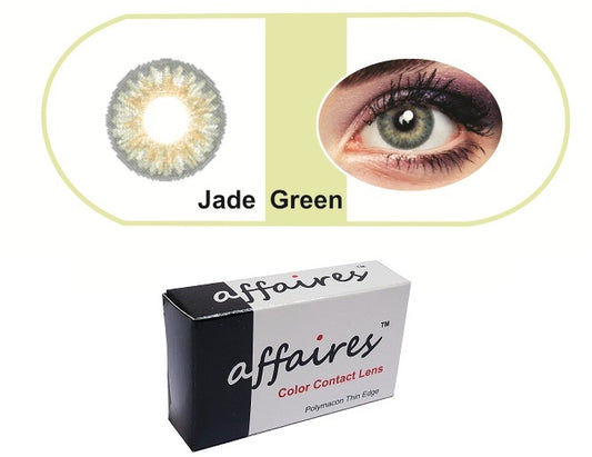 Affaires Quarterly Color Contact Lens Jade Green