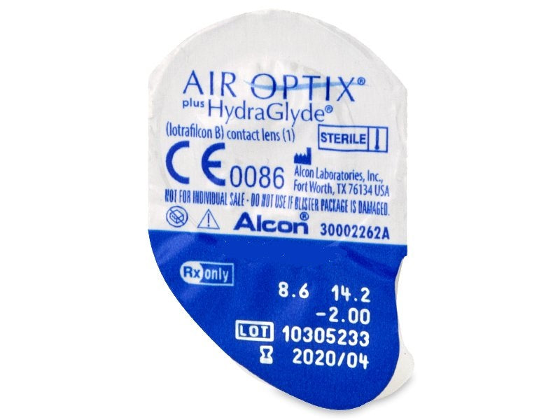 Air Optix plus HydraGlyde Monthly Disposable ALCON  (6 Lenses/Box)