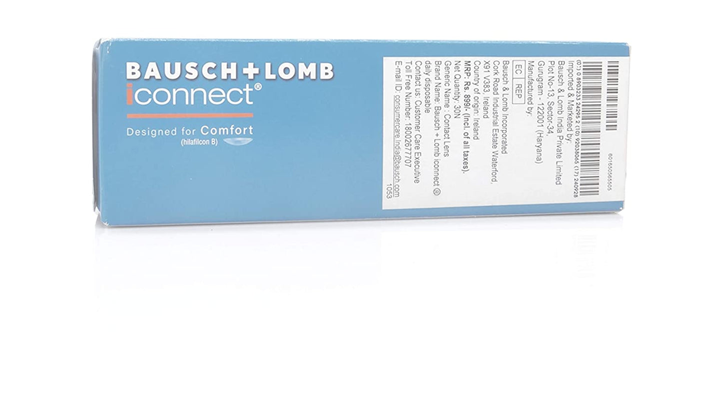 Bausch & Lomb iConnect One Day Daily Contact Lenses (30 Lens per Box)