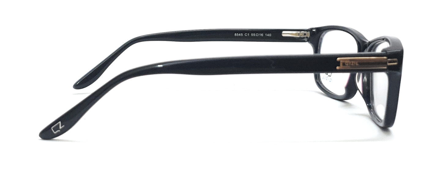 Qizil rectangle eyeglasses 8545 black
