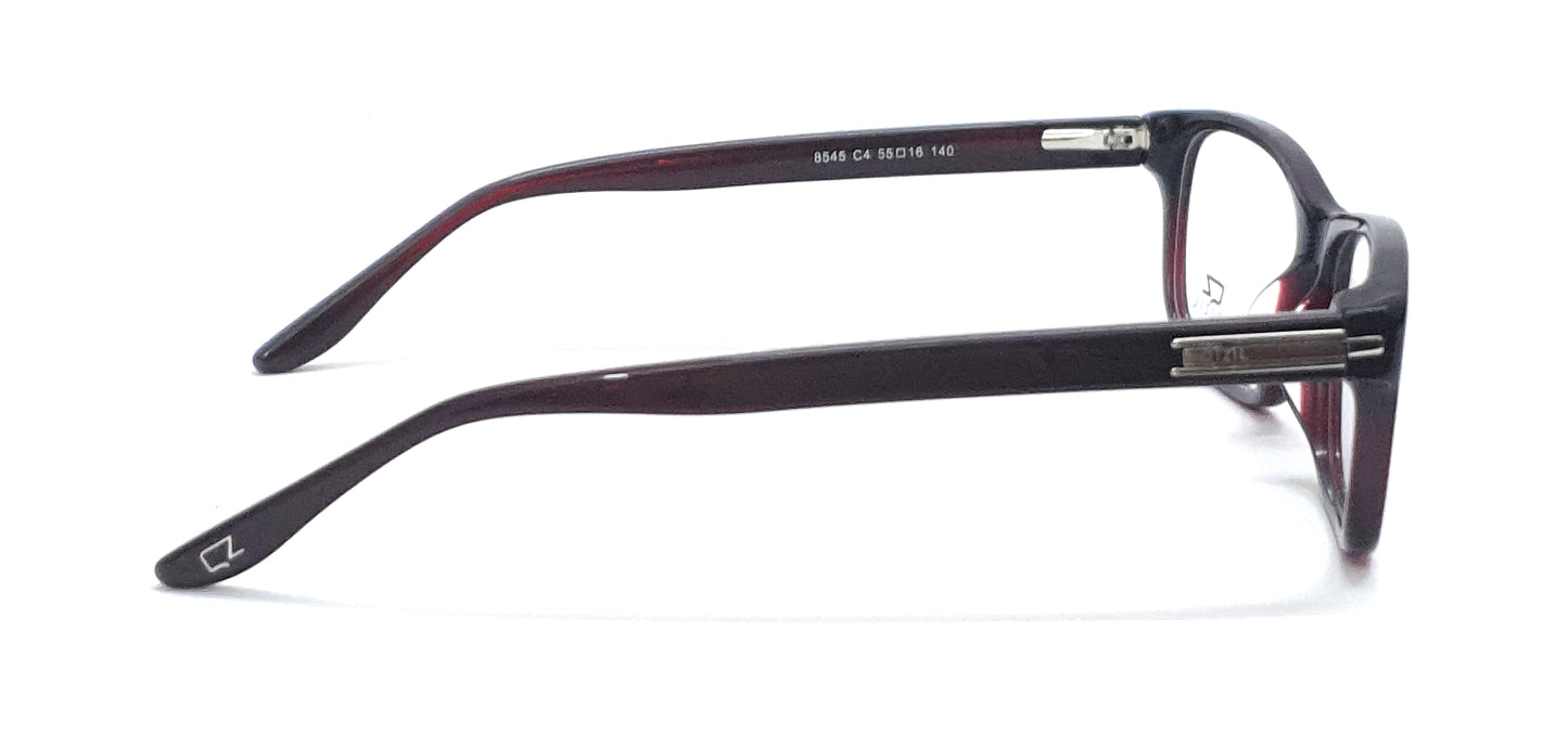 Qizil rectangle eyeglasses 8545 brown