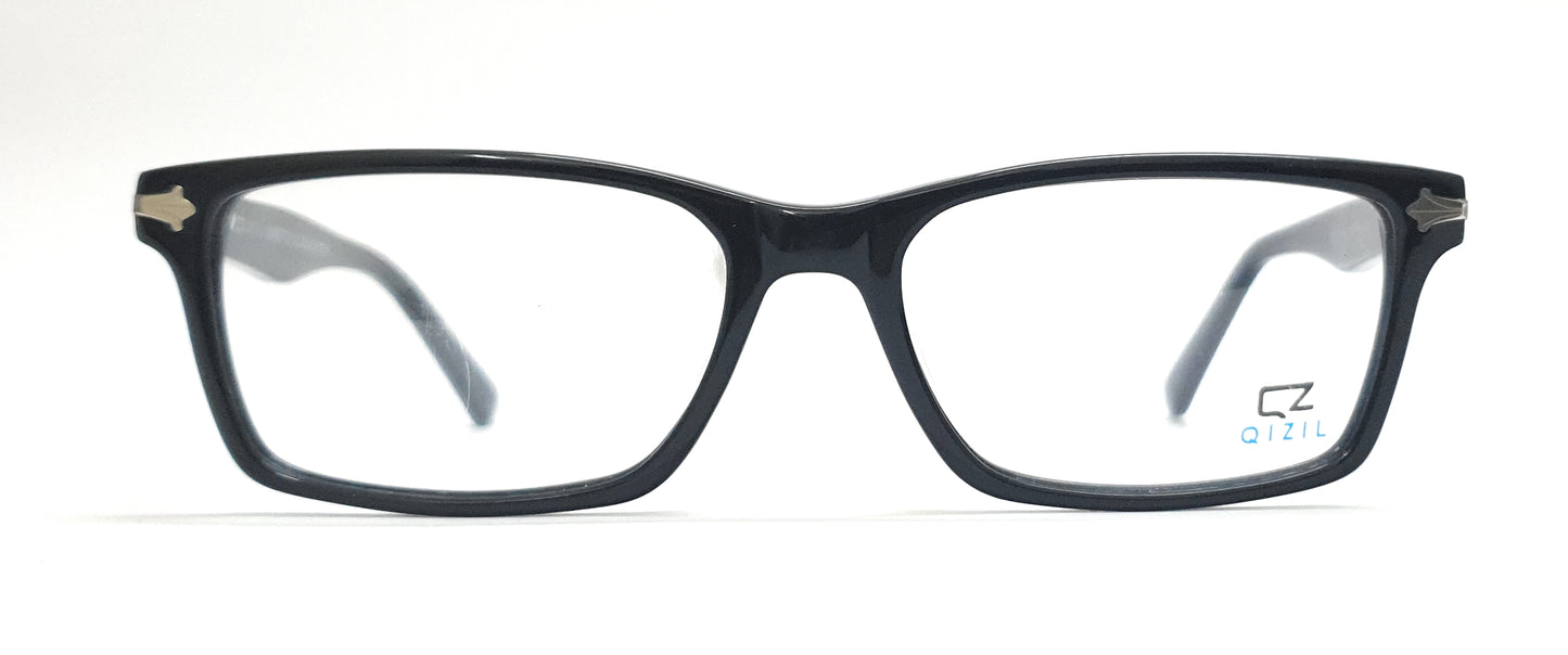 Qizil rectangle eyeglasses 8562 black