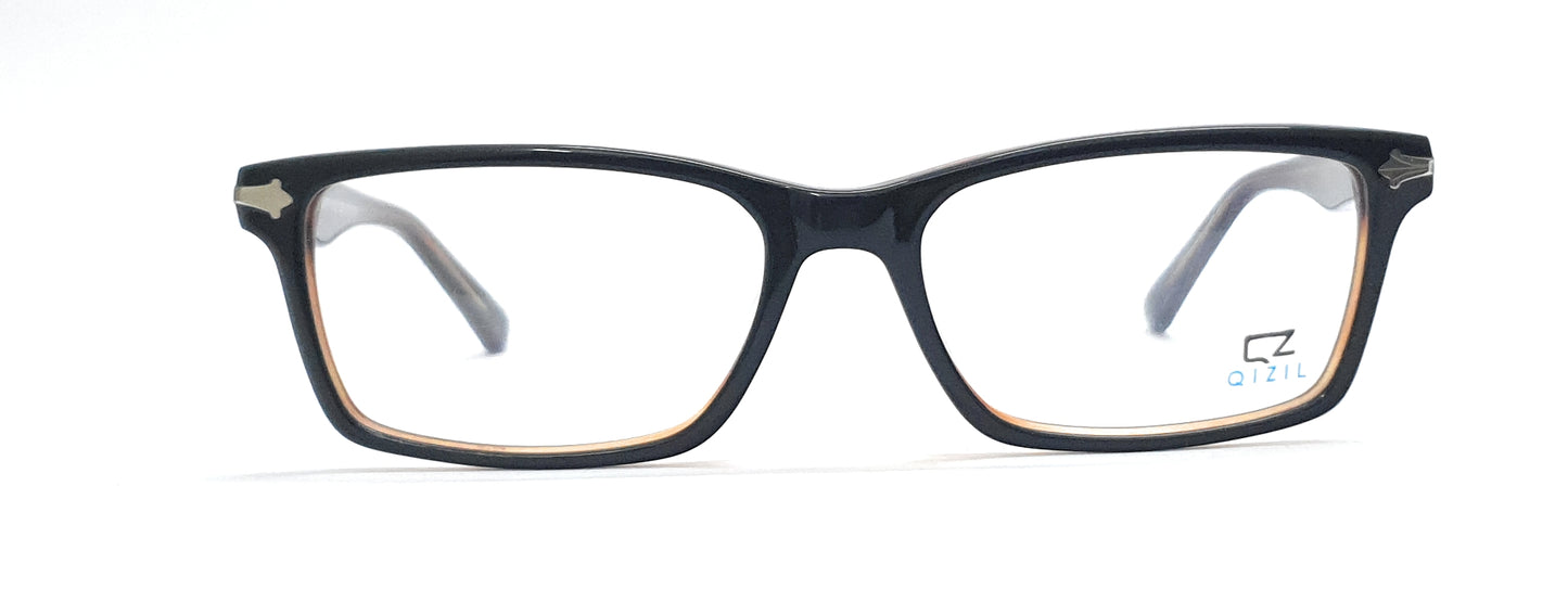 Qizil Eyeglasses Rectangle Spectacle 8562 Light Brown