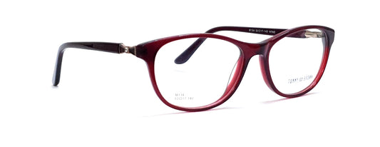 Tommy Brown Styles Eyeglasses M134 Wine Spectacle