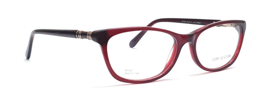 Tommy Brown Styles Eyeglasses M140 Wine Spectacle