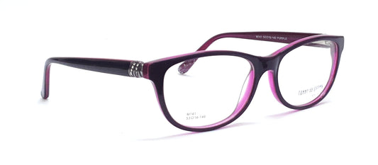 Tommy Brown Fashionable Eyeglasses M141 Purple Spectacle