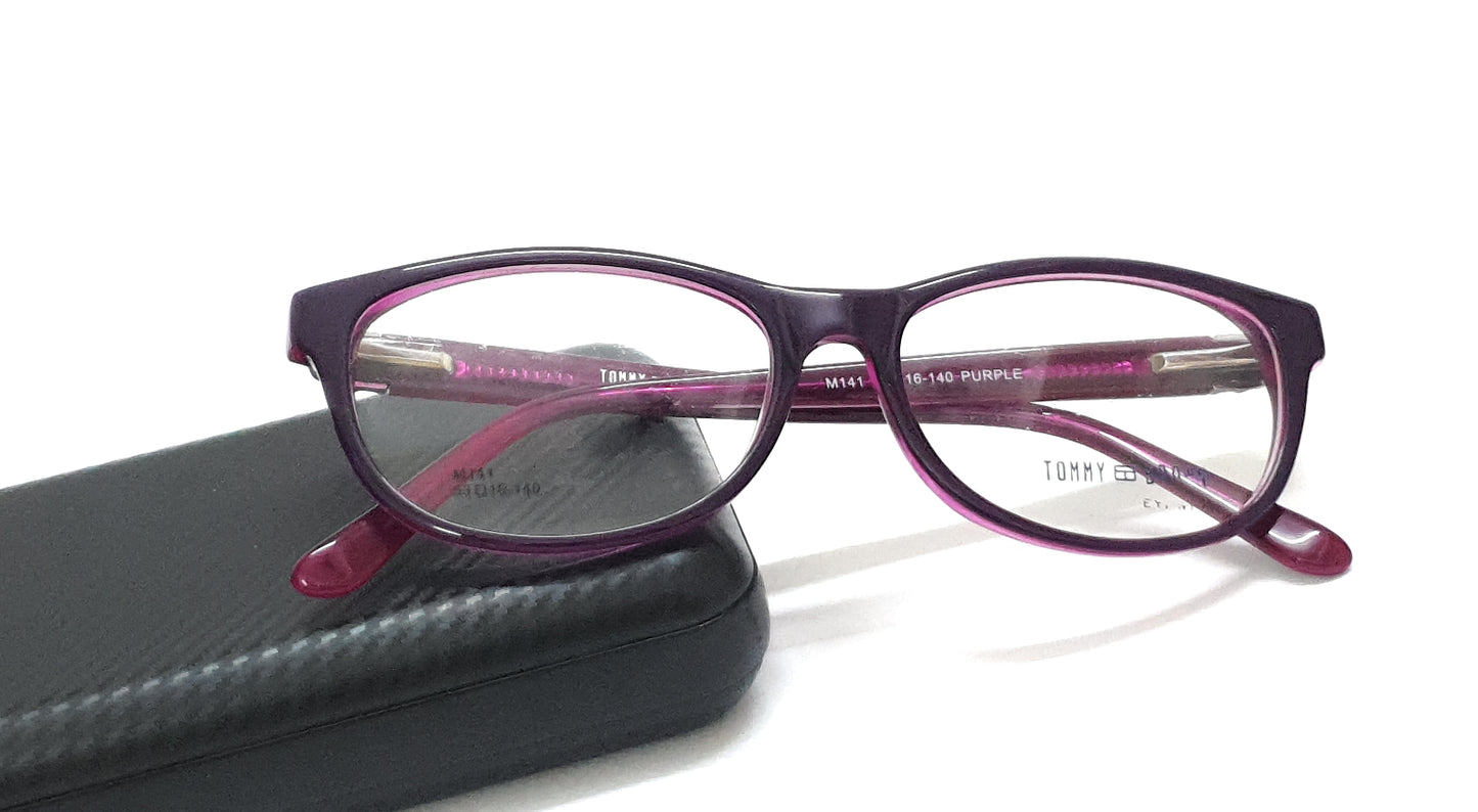 Tommy Brown Fashionable Eyeglasses M141 Purple Spectacle