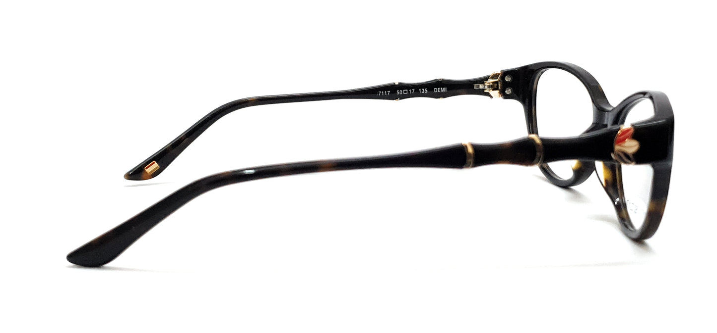 Tommy Brown Cateye Eyeglasses TB7117 DA-Brown