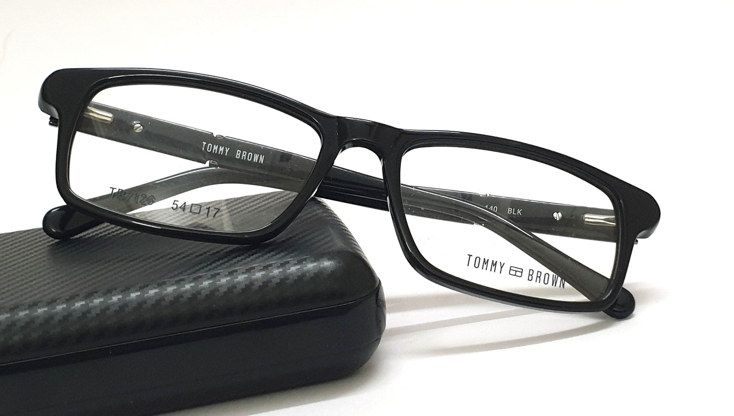 Rectangle Tommy Brown Eyeglasses TB7126 Black