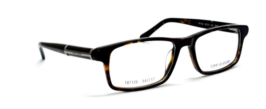 Rectangle Tommy Brown Eyeglasses TB7126 DA Brown