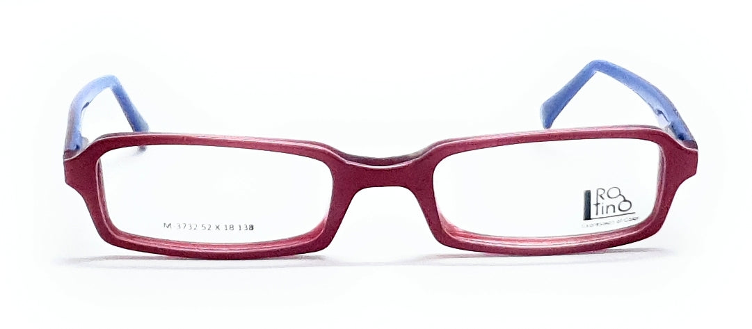 Rio Tinto KIDS Rectangle Eyeglasses M-3732 Red-Blue Spectacle