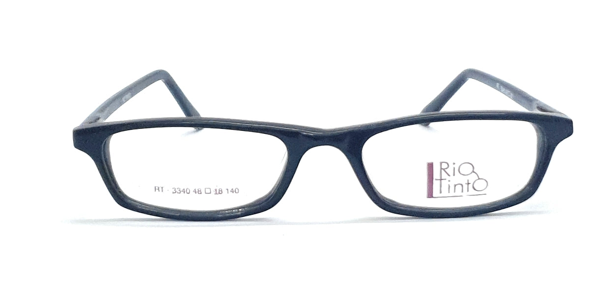 Rio Tinto KIDS Rectangle Eyeglasses RT-3340 Black Spectacle